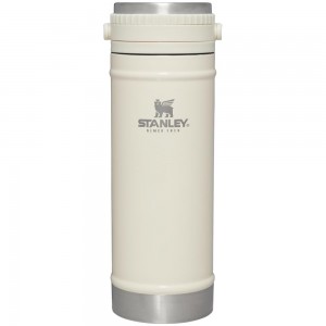 Beige Stanley Coffee w/ Integrated French Press | 16 OZ Mugs | 01725IRTE