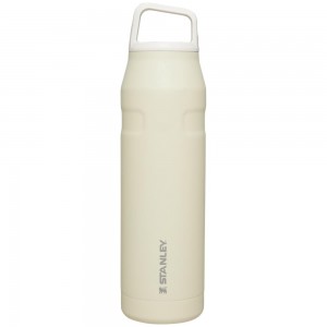 Beige Stanley IceFlow™ Bottle with Cap and Carry+ Lid | 36 OZ Water Bottles | 70815RJAM