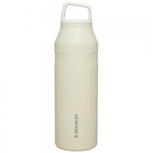 Beige Stanley IceFlow™ Bottle with Cap and Carry+ Lid | 50 OZ Water Bottles | 53807TJHQ