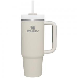 Beige Stanley Quencher H2.0 Travel | Soft Matte | 30 OZ Tumbler | 70348HAFB