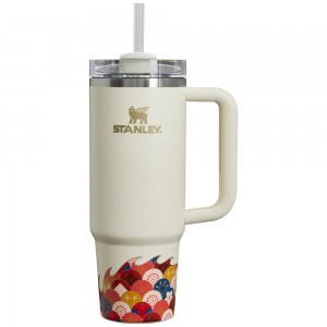 Beige Stanley The Lunar New Year Limited Edition Quencher H2.0 FlowState™ Tumbler | 03578CIGY