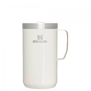 Beige Stanley The Stay-Hot Camp | 24 OZ Mugs | 06479RCXV