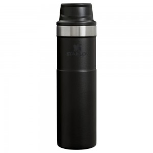 Black 2.0 Stanley Classic Trigger Action Travel Insulated Coffee Tumbler | 20 OZ Mugs | 82971UCFA