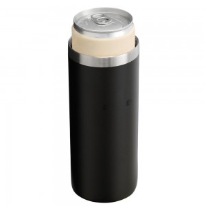 Black 2.0 Stanley The Everyday Slim Can Cooler Cup | 10 OZ Water Bottles | 83720KHEC