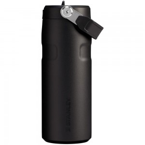 Black 2.0 Stanley The IceFlow™ Bottle with Flip Straw Lid | 16 OZ Water Bottles | 75068ERNC