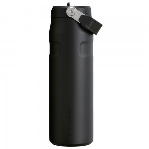 Black 2.0 Stanley The IceFlow™ Bottle with Flip Straw Lid | 24 OZ Water Bottles | 19752AYJU