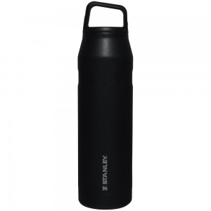 Black Glimmer Stanley IceFlow™ Bottle with Cap and Carry+ Lid | 36 OZ Water Bottles | 20546JEVS