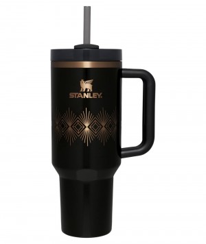 Black Gloss Deco Stanley Deco Collection Quencher H2.0 FlowState™ | 40 OZ Tumbler | 98147WCSR