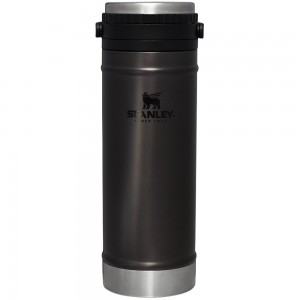 Black Stanley Coffee w/ Integrated French Press | 16 OZ Mugs | 54189QTPU