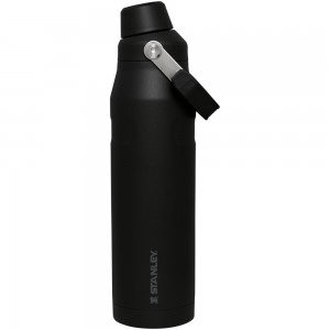 Black Stanley IceFlow Insulated Bottle with Fast Flow Lid | 36 OZ Water Bottles | 06418LYJF