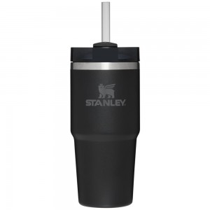 Black Stanley Quencher H2.0 Travel Tumbler | 14 OZ Water Bottles | 71496ZEOU