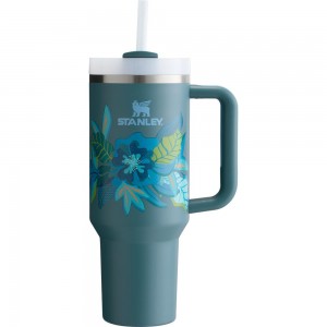 Blue Spruce Tropic Stanley The Mother’s Day Quencher H2.0 FlowState™ | 40 OZ Tumbler | 42638YHPJ