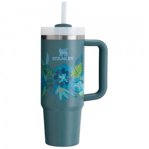 Blue Spruce Tropic Stanley The Mother’s Day Quencher H2.0 FlowState™ | 30 OZ Tumbler | 39178TONW