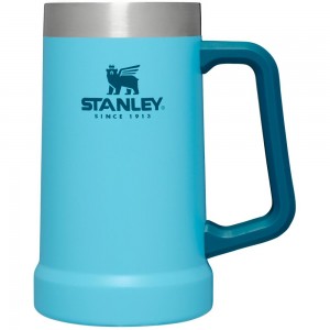 Blue Stanley Adventure Big Grip Beer Stein | 24OZ Mugs Water Bottles | 41056FWTK