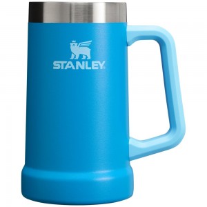 Blue Stanley Adventure Big Grip Beer Stein | 24OZ Mugs Water Bottles | 18672NCMP