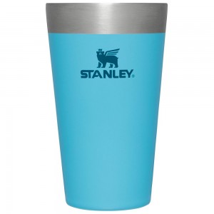 Blue Stanley Adventure Stacking Stainless Steel Beer Pint | 16OZ Tumbler Water Bottles | 92781HEVS