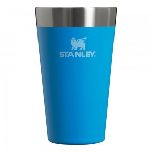 Blue Stanley Adventure Stacking Stainless Steel Beer Pint | 16OZ Tumbler Water Bottles | 28495FOLM