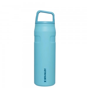 Blue Stanley IceFlow™ Bottle with Cap and Carry+ Lid | 24 OZ Water Bottles | 95710HUTI