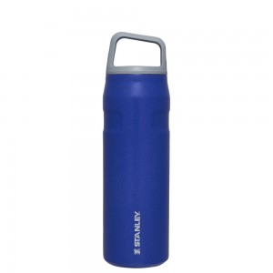 Blue Stanley IceFlow™ Bottle with Cap and Carry+ Lid | 24 OZ Water Bottles | 82047RAHW