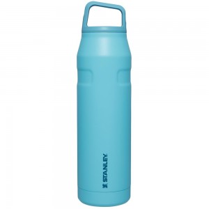 Blue Stanley IceFlow™ Bottle with Cap and Carry+ Lid | 36 OZ Water Bottles | 91523ZMID