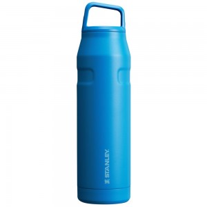 Blue Stanley IceFlow™ Bottle with Cap and Carry+ Lid | 36 OZ Water Bottles | 03965BSWR