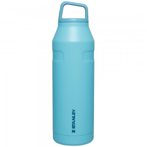 Blue Stanley IceFlow™ Bottle with Cap and Carry+ Lid | 50 OZ Water Bottles | 83567OTJY