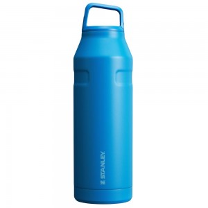 Blue Stanley IceFlow™ Bottle with Cap and Carry+ Lid | 50 OZ Water Bottles | 59637NCPJ