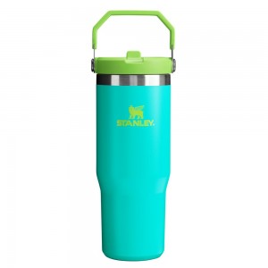 Blue Stanley The Heat Wave IceFlow™ Flip Straw Tumbler | 30 OZ JUGS | 48729TAXP