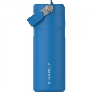 Blue Stanley The IceFlow™ Bottle with Flip Straw Lid | 16 OZ Water Bottles | 24703WYFK