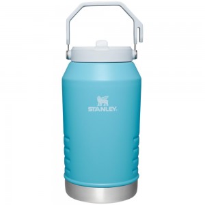 Blue Stanley The IceFlow Flip Straw Jug | 96 OZ | Insulated JUGS | 10374LWZU