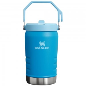 Blue Stanley The IceFlow Flip Straw Jug | 40 OZ | Insulated Water Jug Water Bottles | 04869AECY