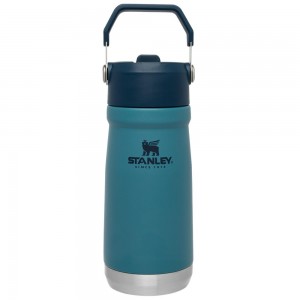 Blue Stanley The IceFlow Flip Straw Water Bottle | 17 OZ | Insulated Bottle | Stanl Water Bottles | 64370HVIM