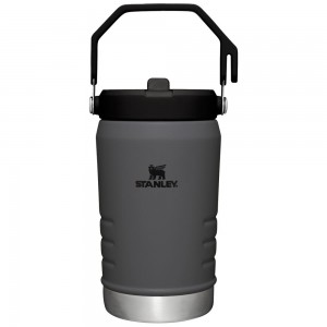 Charcoal Grey Stanley The IceFlow Flip Straw Jug | 40 OZ | Insulated JUGS | 12748CMYU