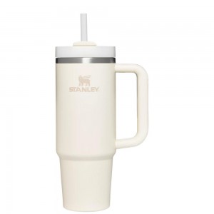 Cream White Stanley Quencher H2.0 Travel | 30 OZ Tumbler | 90276AHFQ