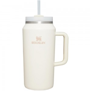 Cream White Stanley The Quencher H2.0 FlowState™ | 64 OZ Tumbler | 97851OIBL