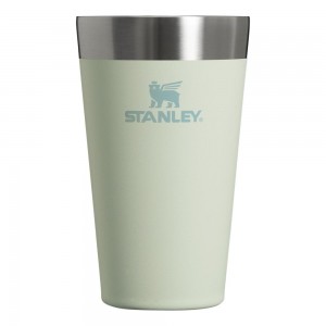 Darkseagreen Stanley Adventure Stacking Stainless Steel Beer Pint | 16OZ Tumbler Water Bottles | 29738TKLR