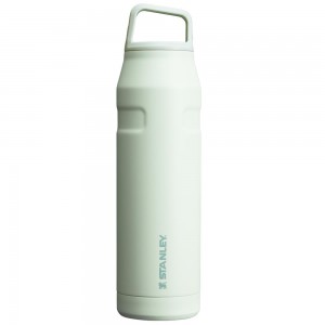 Darkseagreen Stanley IceFlow™ Bottle with Cap and Carry+ Lid | 36 OZ Water Bottles | 31968QJAT