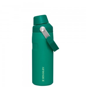 Green Stanley IceFlow™ Bottle with Fast Flow Lid | 16 OZ Water Bottles | 97053XLYS