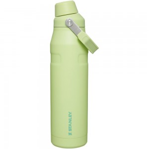 Green Stanley IceFlow Insulated Bottle with Fast Flow Lid | 36 OZ Water Bottles | 72965BUFT