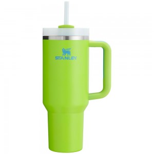 Green Stanley The Heat Wave Quencher H2.O FlowState™ | 40 OZ Tumbler | 37902LSJQ