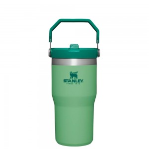 Green Stanley The IceFlow Flip Straw Tumbler | 20 OZ | Insulated Water Tumbler | Sta Water Bottles | 45930WIYQ