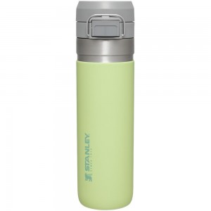 Green Stanley The Quick Flip Go | 24 OZ Water Bottles | 39068OMZX