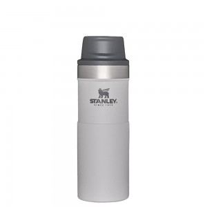 Grey Stanley Classic Trigger Action Travel Insulated Coffee Tumbler | 16 OZ Mugs | 15427WBNE