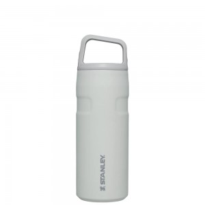 Grey Stanley IceFlow™ Bottle with Cap and Carry+ Lid | 16 OZ Water Bottles | 12489MBHZ