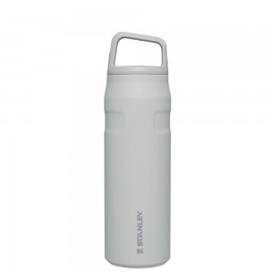 Grey Stanley IceFlow™ Bottle with Cap and Carry+ Lid | 24 OZ Water Bottles | 84230RMAZ