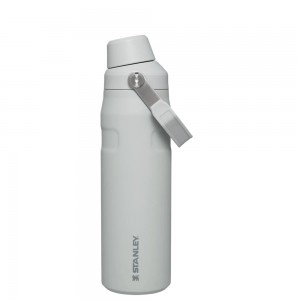 Grey Stanley IceFlow Insulated Bottle with Fast Flow Lid | 24 OZ Water Bottles | 74029COMF