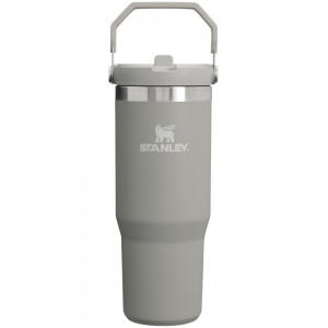 Grey Stanley The IceFlow Flip Straw | 30 OZ | Insulated Water Tumbler | 74839UFMJ