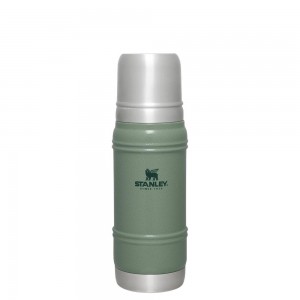 Hammertone Green Stanley Artisan Thermal Bottle | 20 OZ Vacuum Bottles | 37094TENG