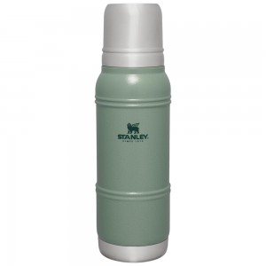 Hammertone Green Stanley Artisan Thermal Bottle | 1.1QT Vacuum Bottles | 21538MKPH