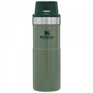 Hammertone Green Stanley Classic Trigger Action Travel Insulated Coffee Tumbler | 16 OZ Mugs | 40375DFCT